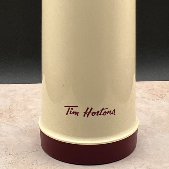 Vintage Tim Horton Thermos And Cup Set  1980’s - Picture 2 of 10